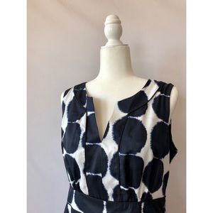 Banana Republic Navy Dot Sheath Dress